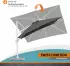 Schneider Rhodos Twist Bianco 300 x 300 cm schwarz