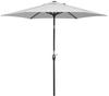 Schneider Schirme Sonnenschirm Bilbao | grau | Maße (cm): H: 228 Ø: [220.0] Garten