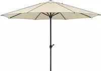 Schneider Schirme Schneider Marktschirm Adria &Oslash; 350 cm Natur mit Kurbelmechanik