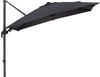 Schneider Schirme Ampelschirm Rhodos Eco Twist | grau | Maße (cm): B: 270 H: 259