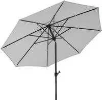 Schneider Marktschirm 'Adria' knickbar &Oslash; 300 cm Grau