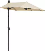 Schneider Schirme Parasol Salerno mezza 150x150cm Natur, Balkon-Parasol mit Kurbel