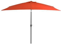 vidaXL Sonnenschirm mit Metall-Mast 300x200 cm Terrakotta