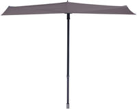 XXXLutz SONNENSCHIRM Schwarz, Taupe 270x150 cm