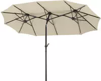 Schneider Schirme Balkonschirm Beige Salerno 300 x 150 cm