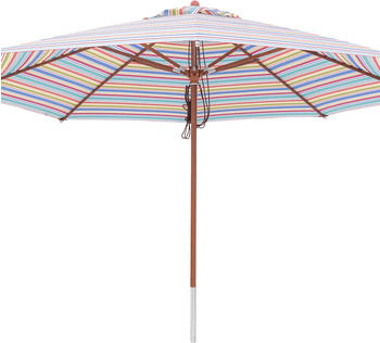 anndora mit Winddach 4 m rund gestreift 7 Farben
