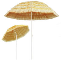 vidaXL Strandschirm Natur 240 cm Hawaii-Stil