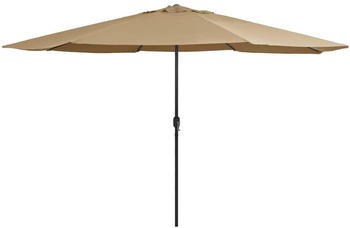 vidaXL Sonnenschirm 400cm taupe (47381)