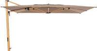 Doppler Sonnenschirm / Ampelschirm "alu Wood Xl Ultra Pendelschirm 400 X 300",...