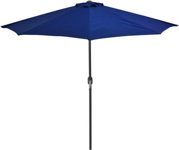 vidaXL Balcony Parasol Half 270x135cm Blue