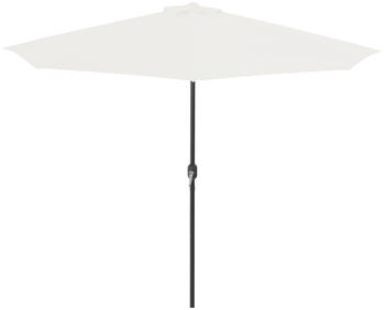 vidaXL Balcony Parasol Half 300x150cm Beige
