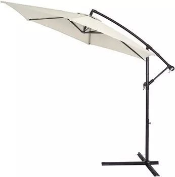 Kingsleeve Ampelschirm creme Alu Ø330cm UV-Schutz 40+ (104085)