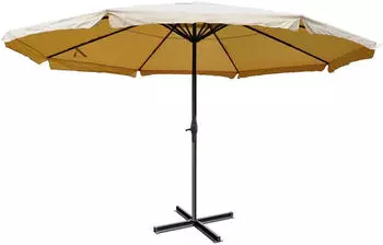 MCW Carpi Pro mit Volant 500cm creme (ohne Ständer) (32578)