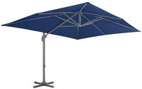 vidaXL Ampelschirm mit Aluminium-Mast 4x3 m Azurblau