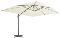 vidaXL Ampelschirm mit Aluminiummast 400 x 300 cm Sand