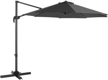 Songmics Ampelschirm 300cm grau(GPU35GY)