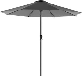 Songmics Sonnenschirm Ø270cm grau (GPU27GY)