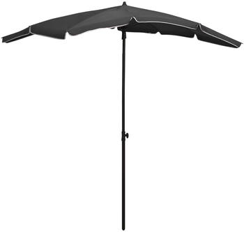 vidaXL Sonnenschirm mit Mast 200x130cm anthrazit (315553)