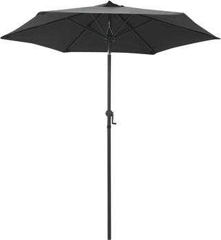 vidaXL Sonnenschirm anthrazit 200x211cm Aluminium (47206)