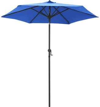 vidaXL Sonnenschirm blau 200x211cm Aluminium (47211)
