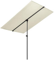 vidaXL Sonnenschirm mit Aluminium-Mast 2x1,5 m Sandwei&szlig;