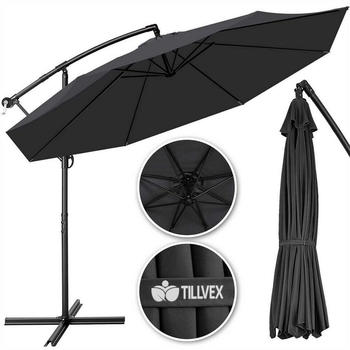 tillvex Sonnenschirm 300cm anthrazit (TVSNS-003)