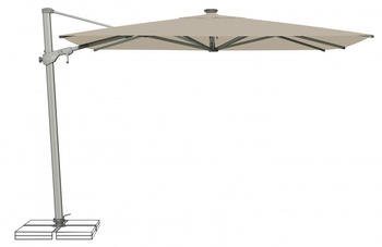 Suncomfort Varioflex Solar LED 300x300cm Off grey 053