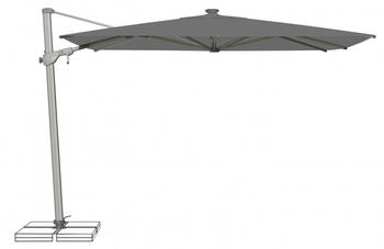 Suncomfort Varioflex Solar LED 300x300cm Stone grey 057