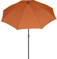 City Mittelstockschirm Anthrazit/terracotta &Oslash; 180cm Gestell Stahl Anthrazit, Bezug