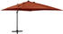 vidaXL Cantilever Umbrella with LED Lights 300 cm