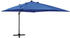 vidaXL Cantilever Umbrella with LED Lights 300 cm blue