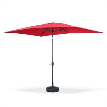 Alice's Garden Rectangular Parasol Touquet Red