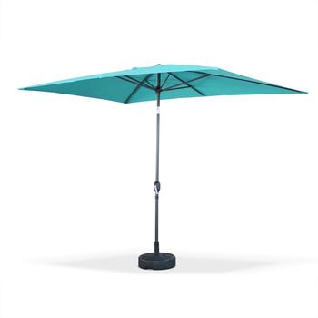 Alice's Garden Rectangular Parasol Touquet Turquoise