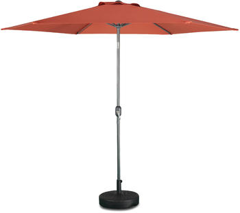 Alice's Garden Round Parasol 3m Touquet Terracotta