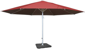 MCW Carpi II 500cm Mast weiß rot (mit Ständer) (69983)