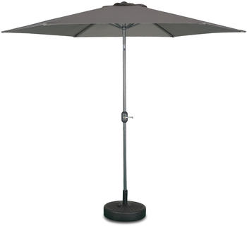 Alice's Garden Round Parasol 3m Touquet Grey