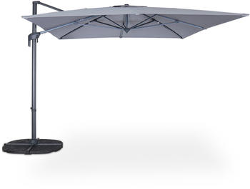 Alice's Garden Cantilever Parasol Antibes Grey