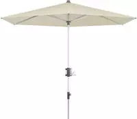 Doppler Sonnenschirm / Mittelmastschirm "apoll 230 X 150 Cm", Natur, Bezug 100 %