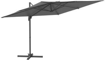 vidaXL Cantilever Umbrella LED 400x300cm (319929) anthrazit
