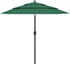 vidaXL Sonnenschirm mit Aluminium-Mast 3-lagig 2,5m