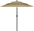 vidaXL Sonnenschirm mit Aluminium-Mast 3-lagig 2,5m