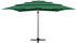 vidaXL Sonnenschirm mit Aluminium-Mast 4-lagig 250x250cm