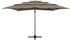 vidaXL Sonnenschirm mit Aluminium-Mast 4-lagig 250x250cm