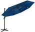 vidaXL Sonnenschirm mit Aluminium-Mast 4-lagig 3x3m