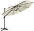 vidaXL Sonnenschirm mit Aluminium-Mast 4-lagig 3x3m