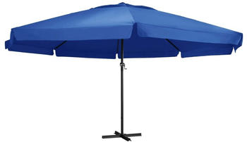 vidaXL Sonnenschirm mit Aluminium-Mast 600cm Azurblau