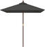 vidaXL Sonnenschirm mit Holzmast 198x198x231cm