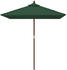 vidaXL Sonnenschirm mit Holzmast 198x198x231cm