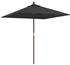 vidaXL Sonnenschirm mit Holzmast 198x198x231cm