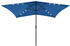 vidaXL Sonnenschirm mit LEDs und Stahl-Mast 2x3m